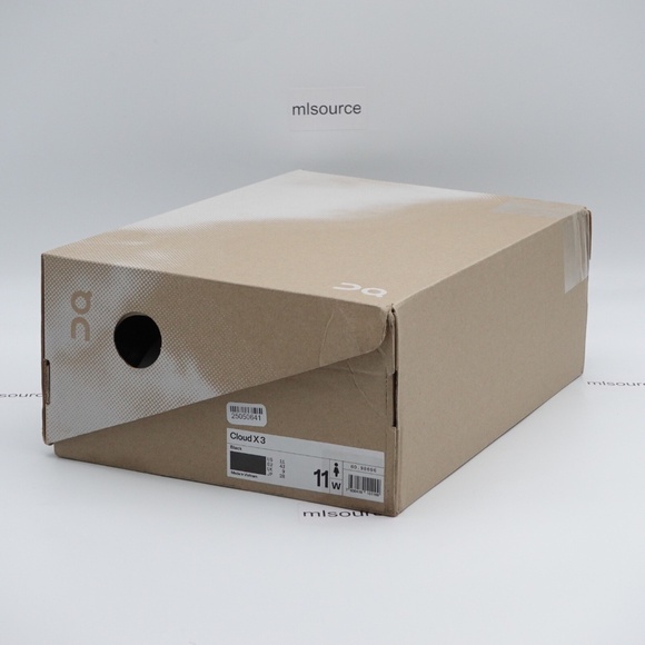 SLD NEW On Cloud X 3 Running Shoes 60-98696 Black - Picture 4 of 7